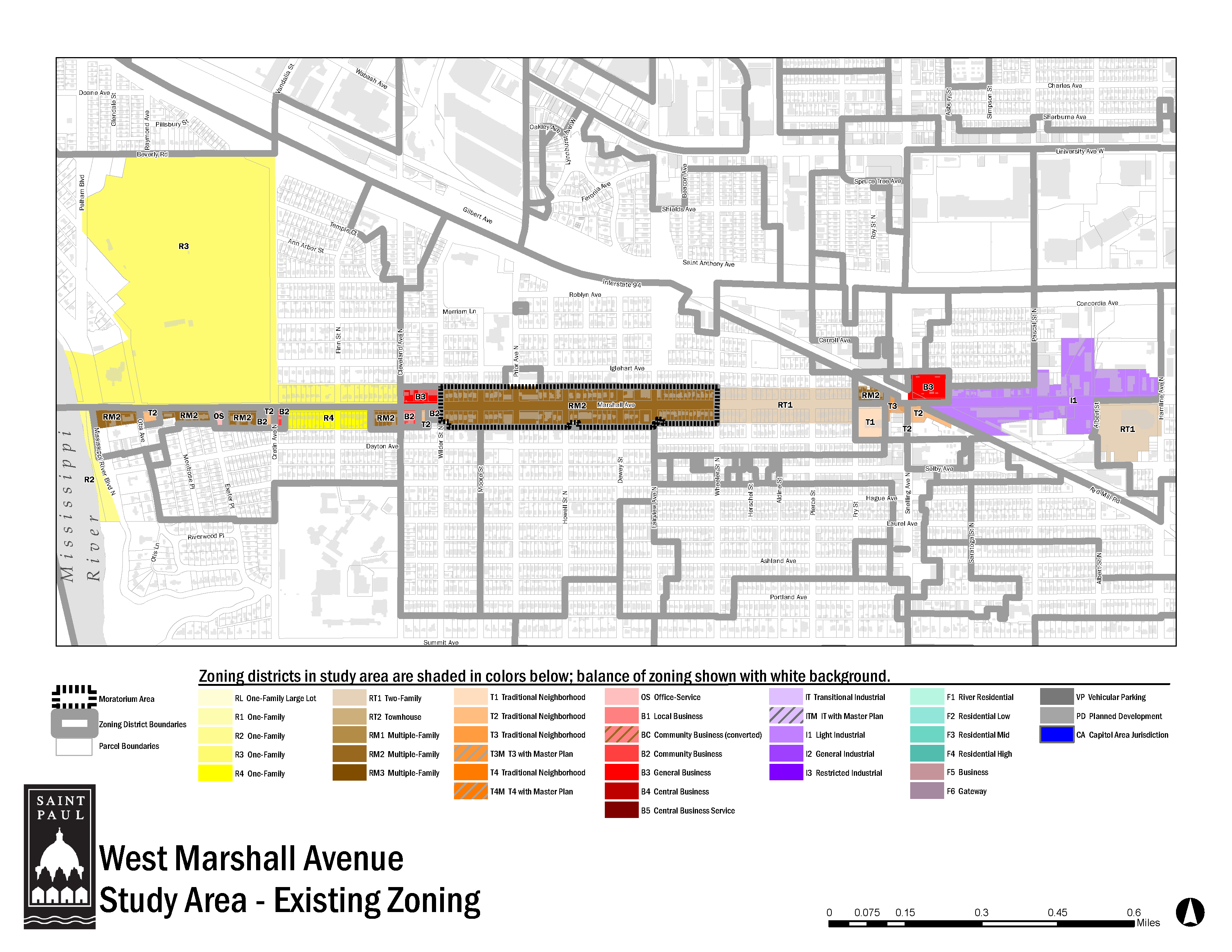 West Marshall Avenue Zoning Study Saint Paul, Minnesota